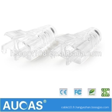 Connecteur rj45 moulé 2016 Connecteur pvc / couvercle / capuchon pour câblage réseau